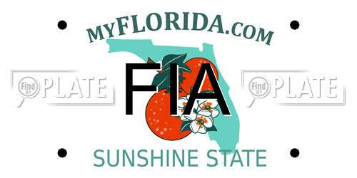 FIA Florida License Plate