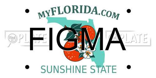 FIGMA Florida License Plate