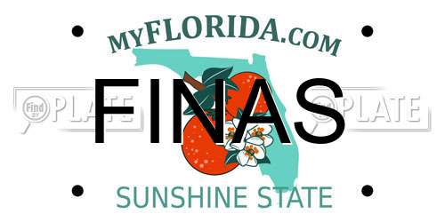 FINAS Florida License Plate