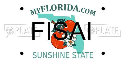 FISAI Florida License Plate