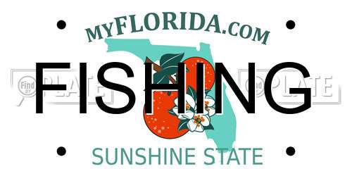 FISHING Florida License Plate