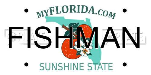FISHMAN Florida License Plate