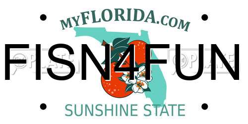 FISN4FUN Florida License Plate