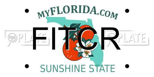 FITCR Florida License Plate