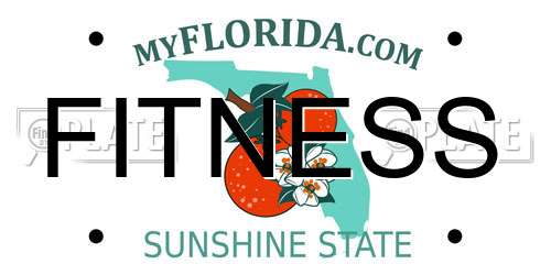 FITNESS Florida License Plate