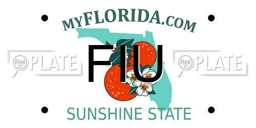 FIU Florida License Plate
