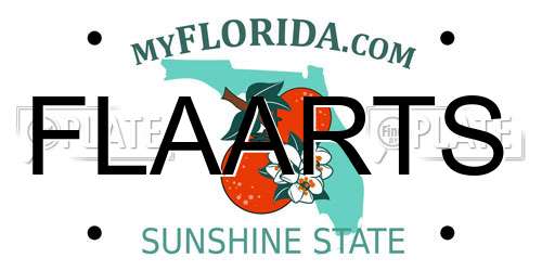 FLAARTS Florida License Plate
