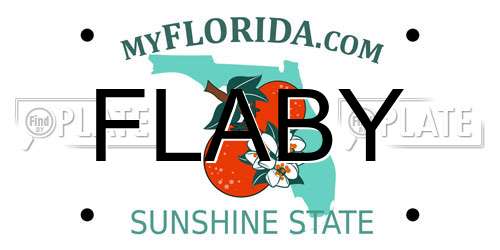 FLABY Florida License Plate