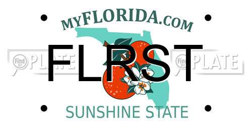 FLRST Florida License Plate
