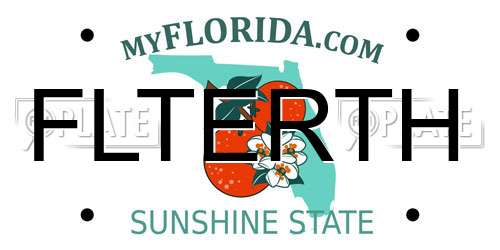 FLTERTH Florida License Plate
