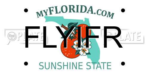 FLYIFR Florida License Plate