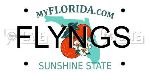 FLYNGS Florida License Plate