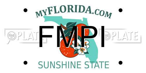 FMPI Florida License Plate