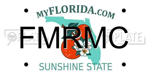 FMRMC Florida License Plate