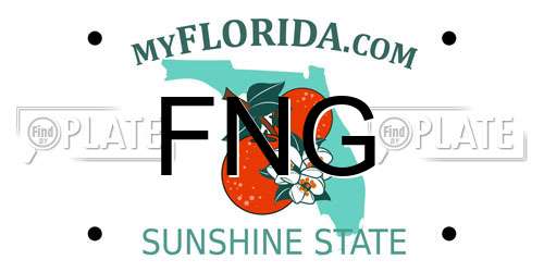 FNG Florida License Plate