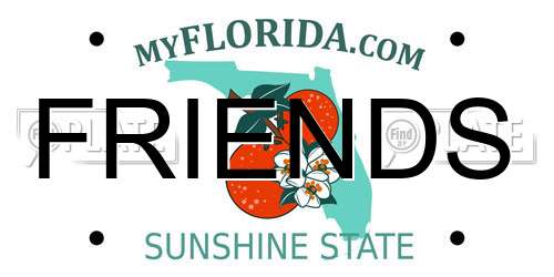 FRIENDS Florida License Plate
