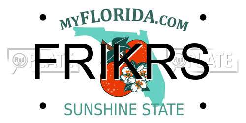FRIKRS Florida License Plate