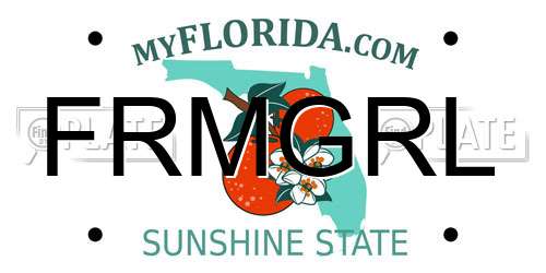 FRMGRL Florida License Plate