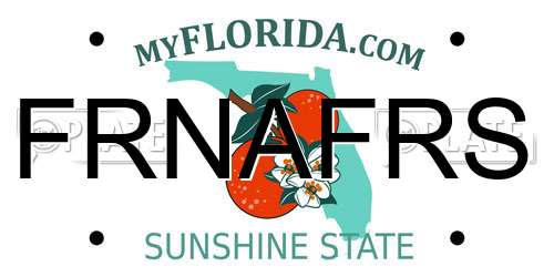 FRNAFRS Florida License Plate