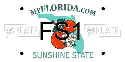 FS1 Florida License Plate