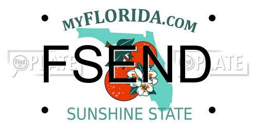 FSEND Florida License Plate