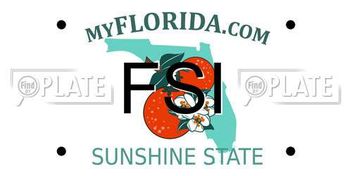 FSI Florida License Plate