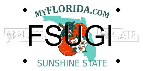 FSUGI Florida License Plate