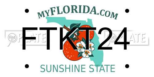 FTKT24 Florida License Plate