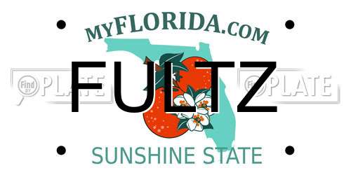 FULTZ Florida License Plate