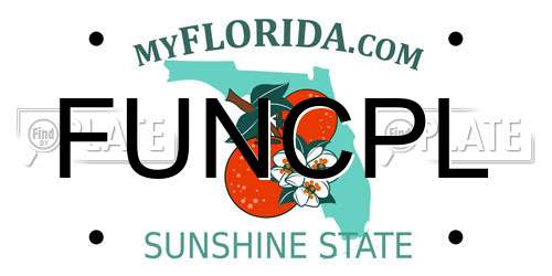 FUNCPL Florida License Plate