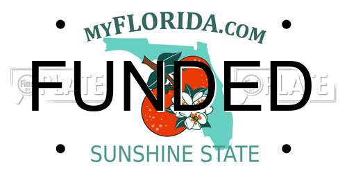 FUNDED Florida License Plate