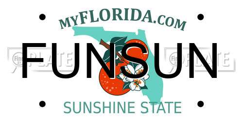 FUNSUN Florida License Plate