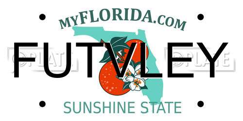 FUTVLEY Florida License Plate