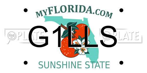 G1LLS Florida License Plate