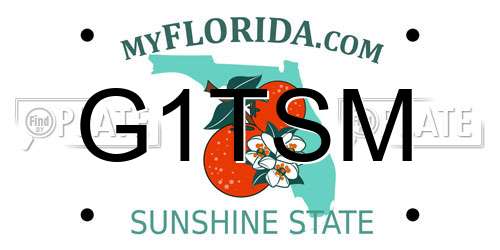 G1TSM Florida License Plate