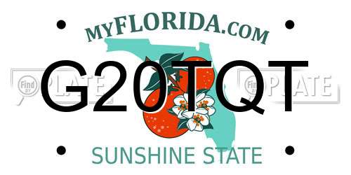 G20TQT Florida License Plate