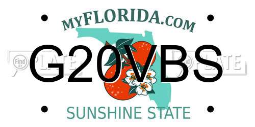 G20VBS Florida License Plate