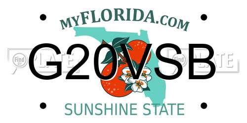 G20VSB Florida License Plate