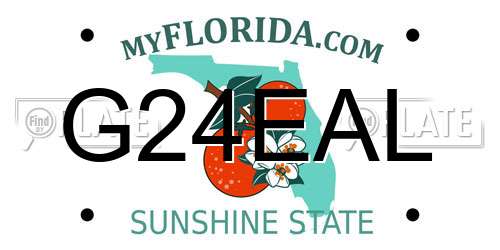 G24EAL Florida License Plate