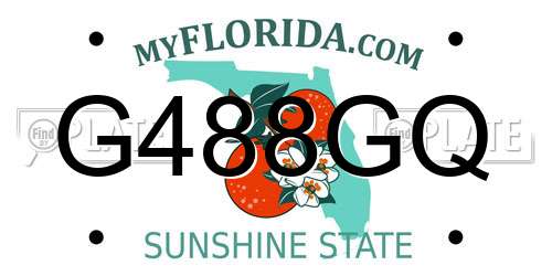 G488GQ Florida License Plate