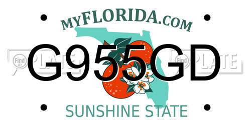 G955GD Florida License Plate