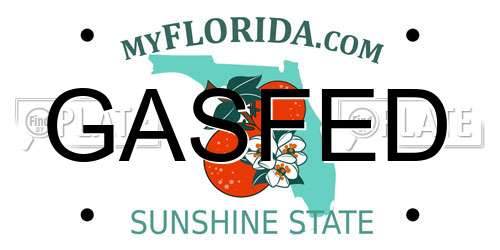 GASFED Florida License Plate