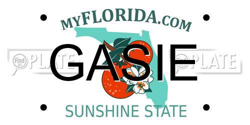 GASIE Florida License Plate