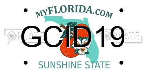 GCID19 Florida License Plate