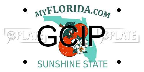 GCIP Florida License Plate