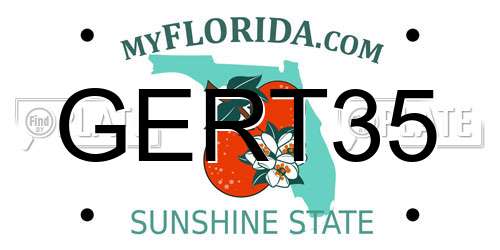 GERT35 Florida License Plate
