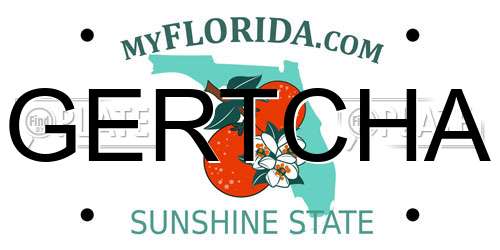 GERTCHA Florida License Plate