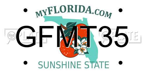 GFMT35 Florida License Plate