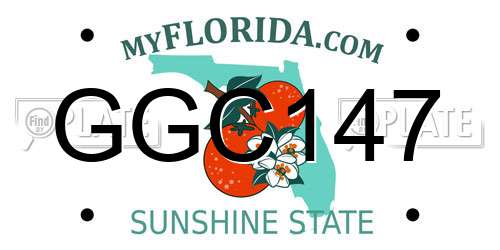 GGC147 Florida License Plate