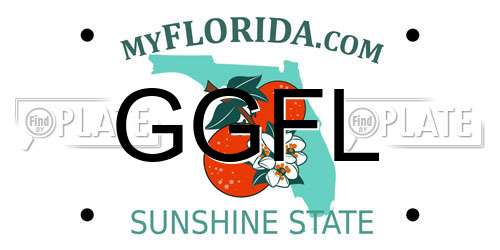 GGFL Florida License Plate